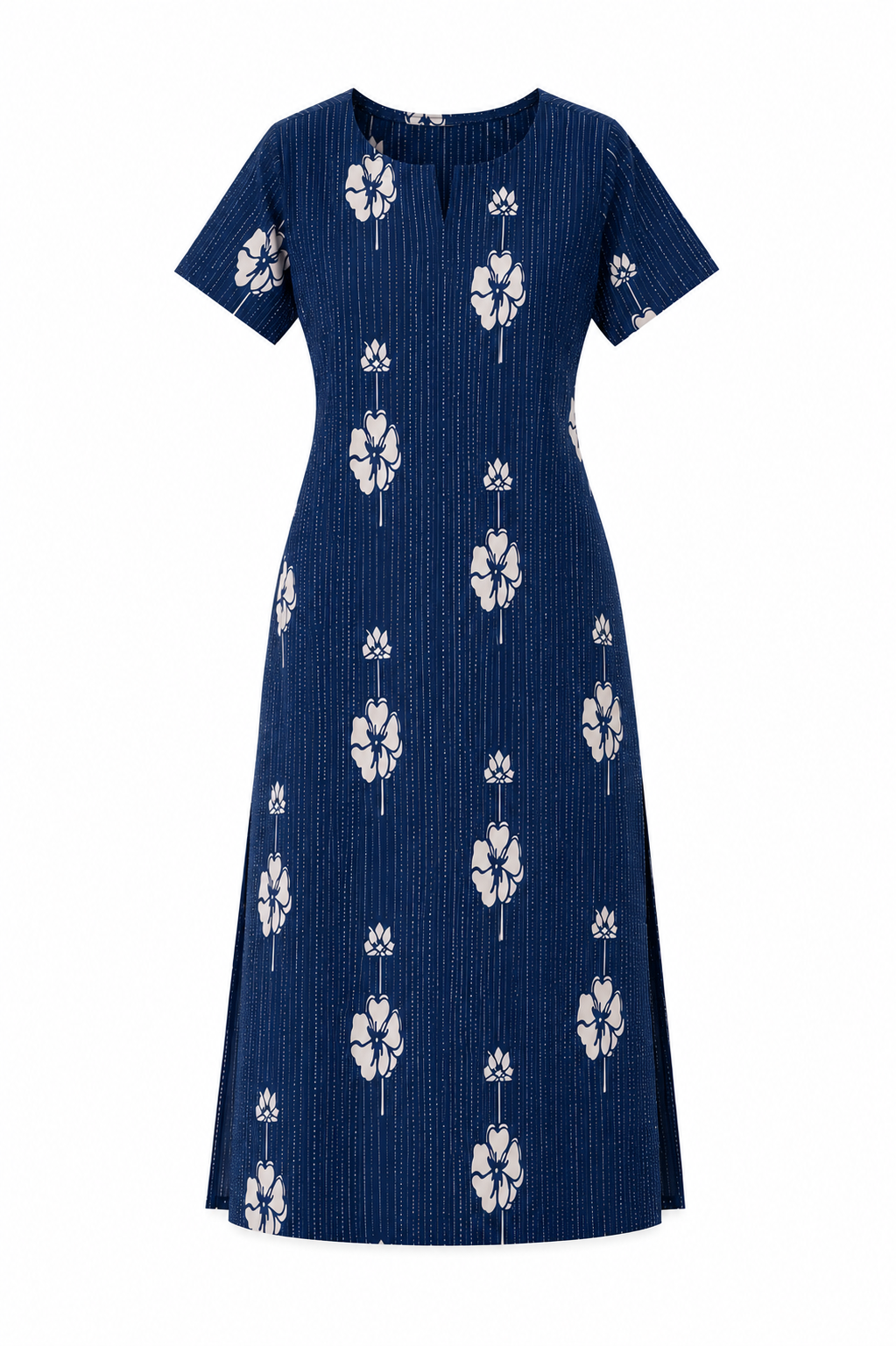 Floral printed cotton Kurti with lining
