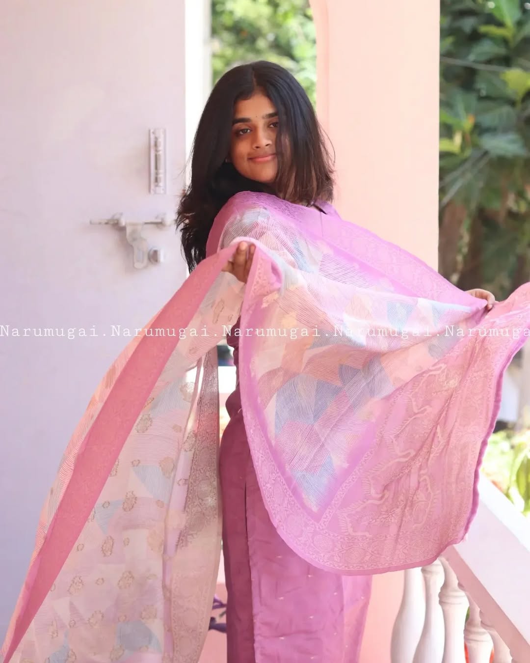 Chanderi kurti with dupatta