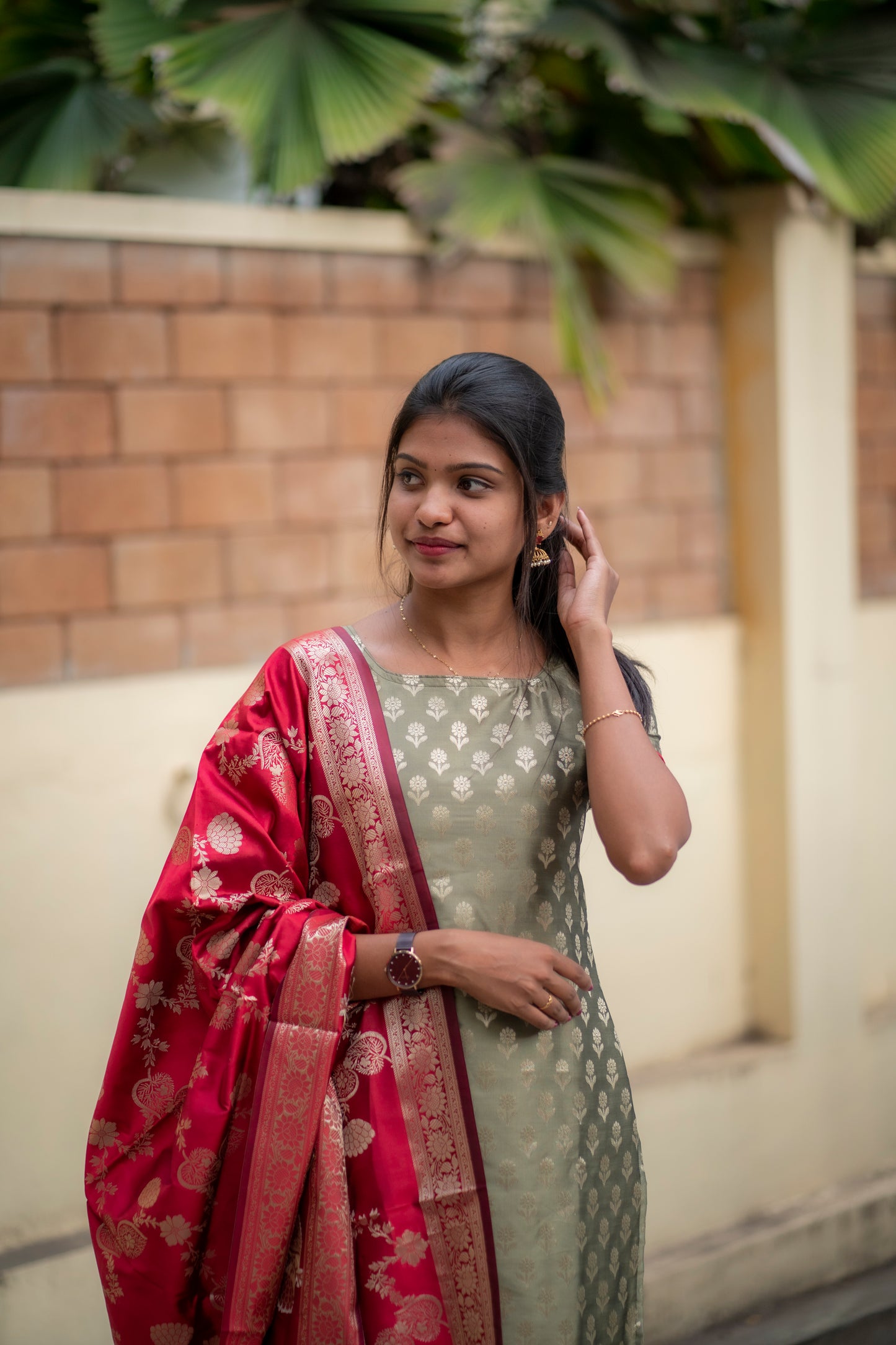 Premium Banaras silk 3 piece set