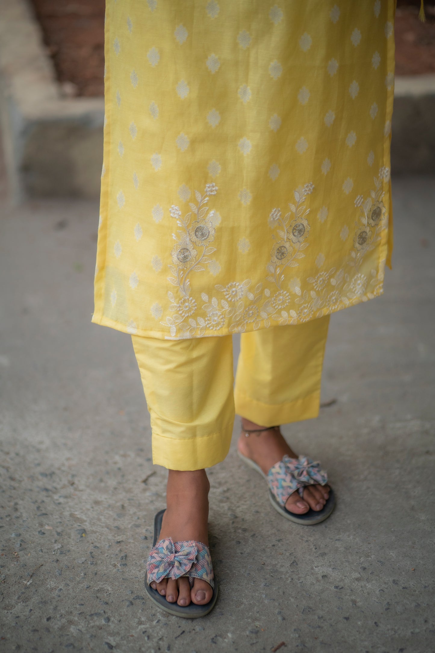 Premium chanderi cotton 3 piece set