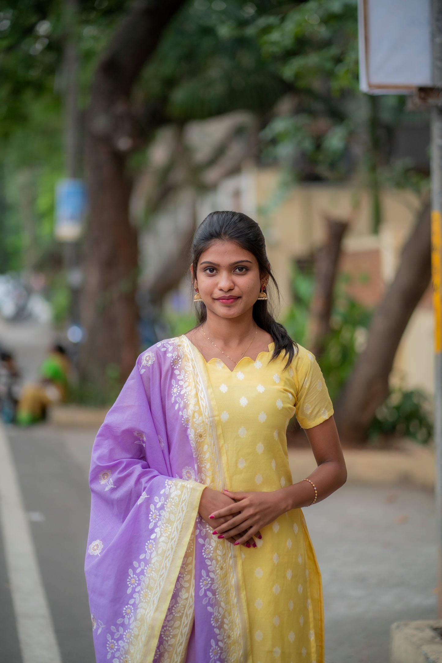 Premium chanderi cotton 3 piece set