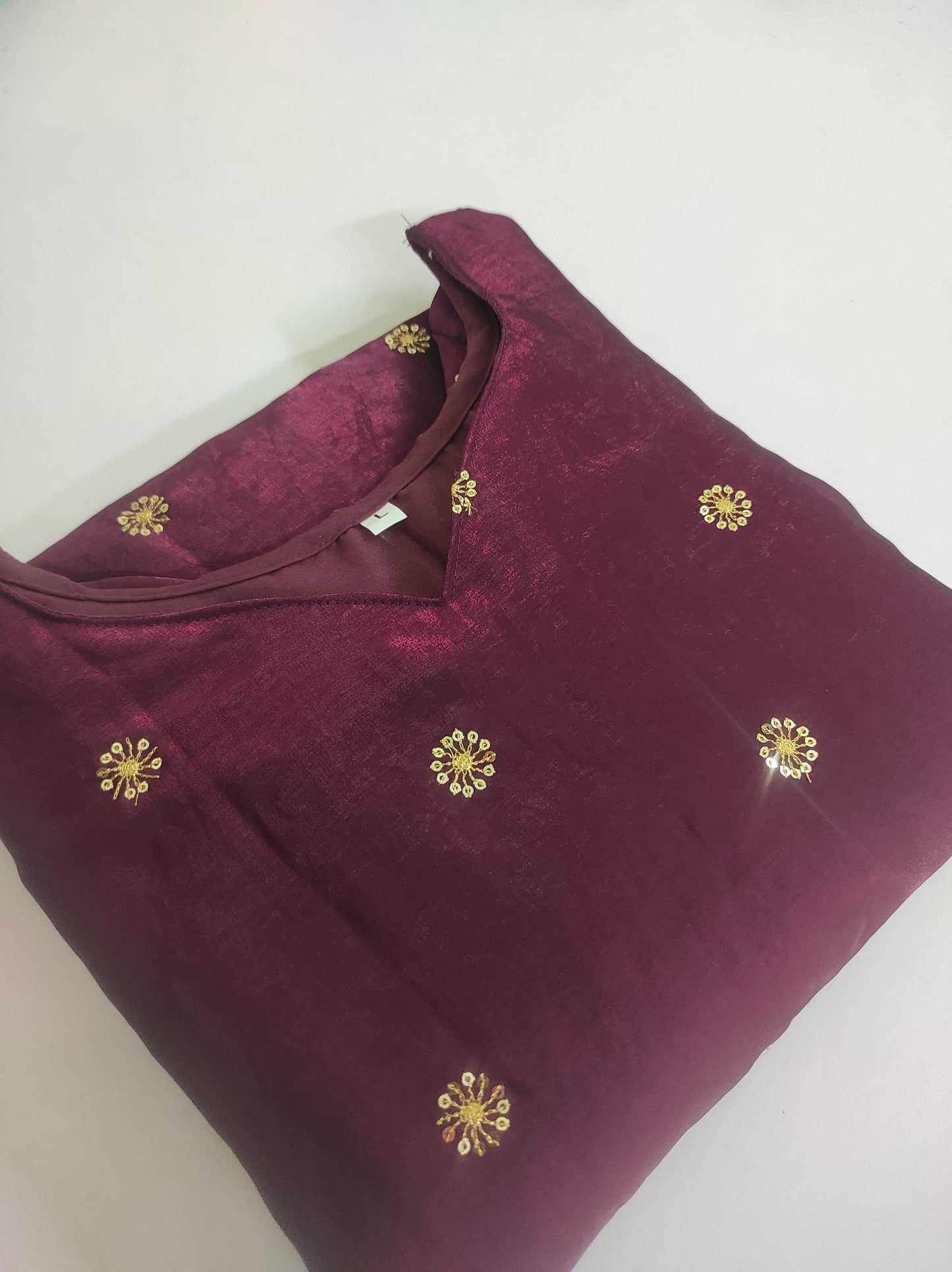 Silk kurti with lining