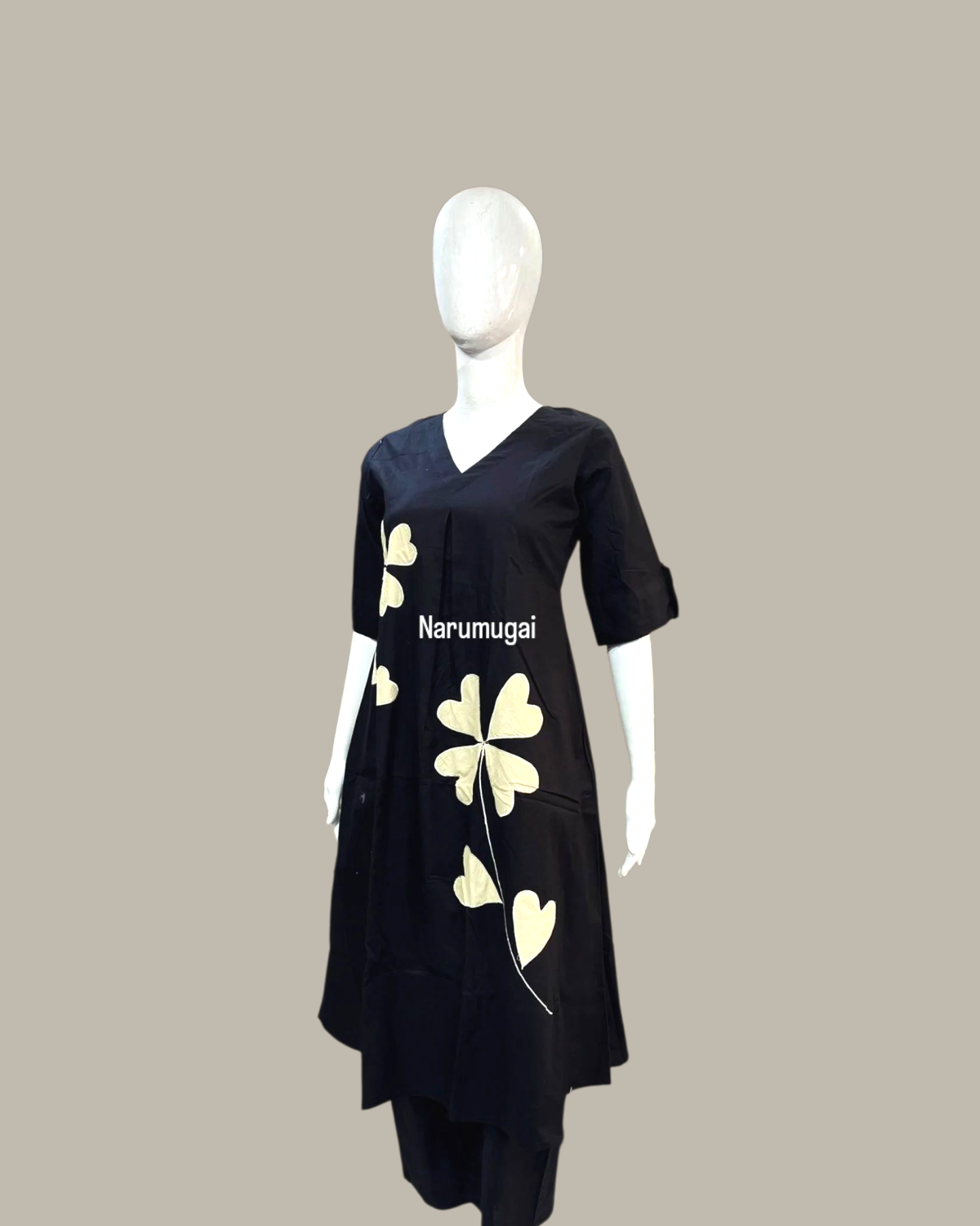 Cotton A- Line Kurti with Pant