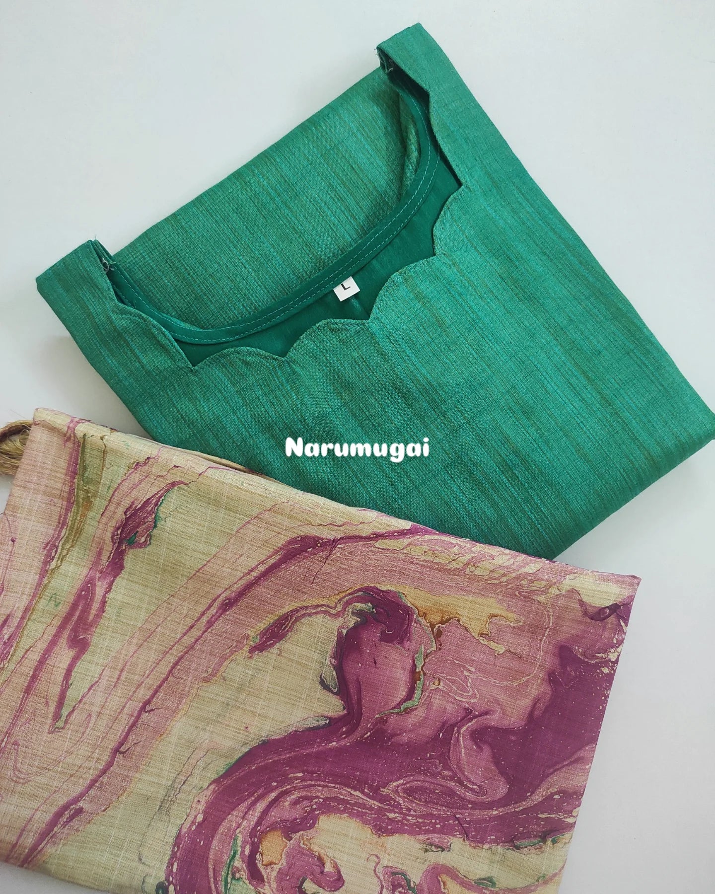 Khadi Cotton Kurti with Duppata(Pre order)