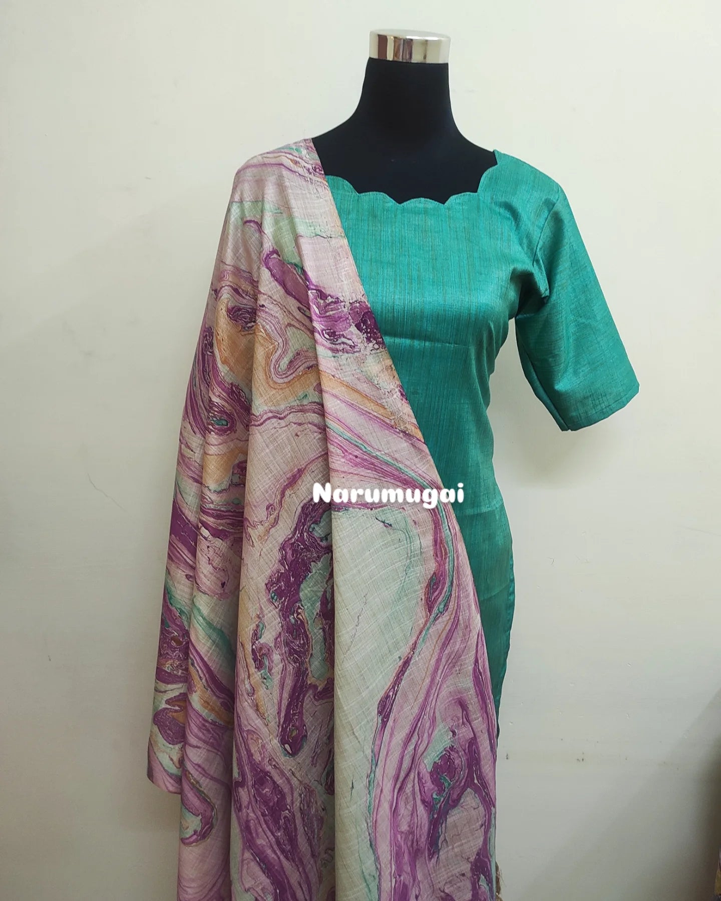 Khadi Cotton Kurti with Duppata(Pre order)