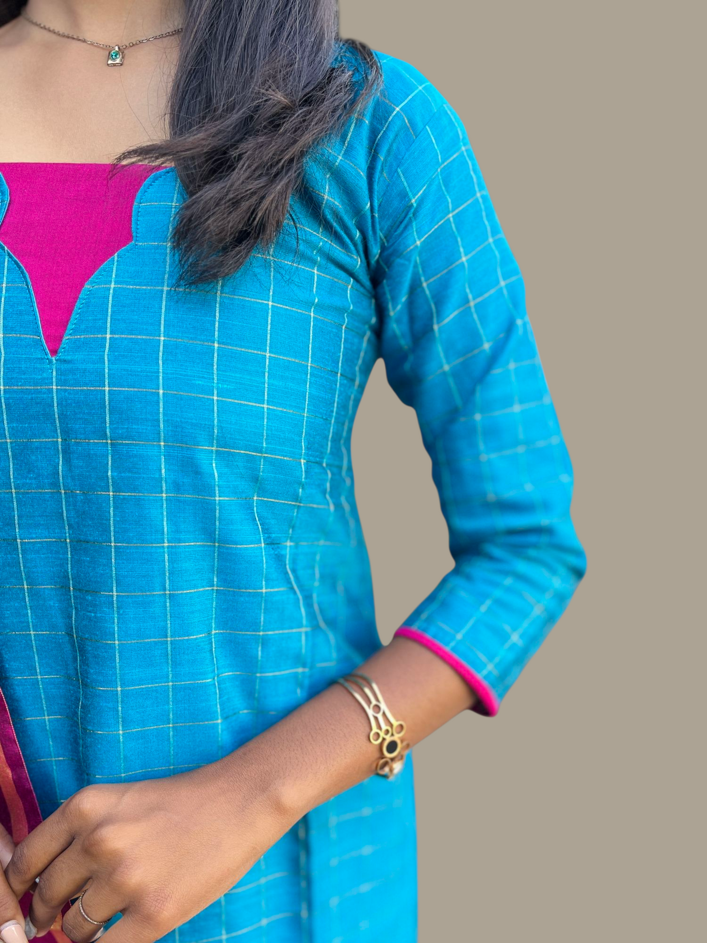 Cotton kurti set with dupatta( pre order)