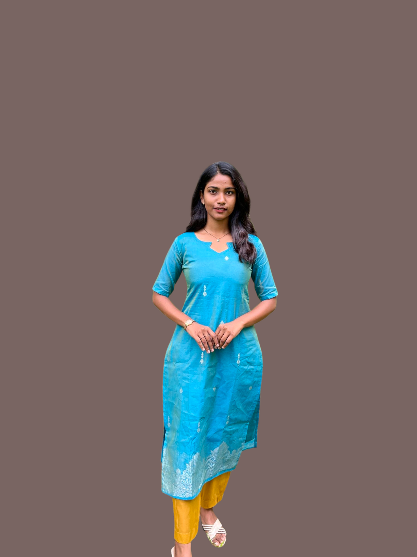 Premium chanderi salwar set