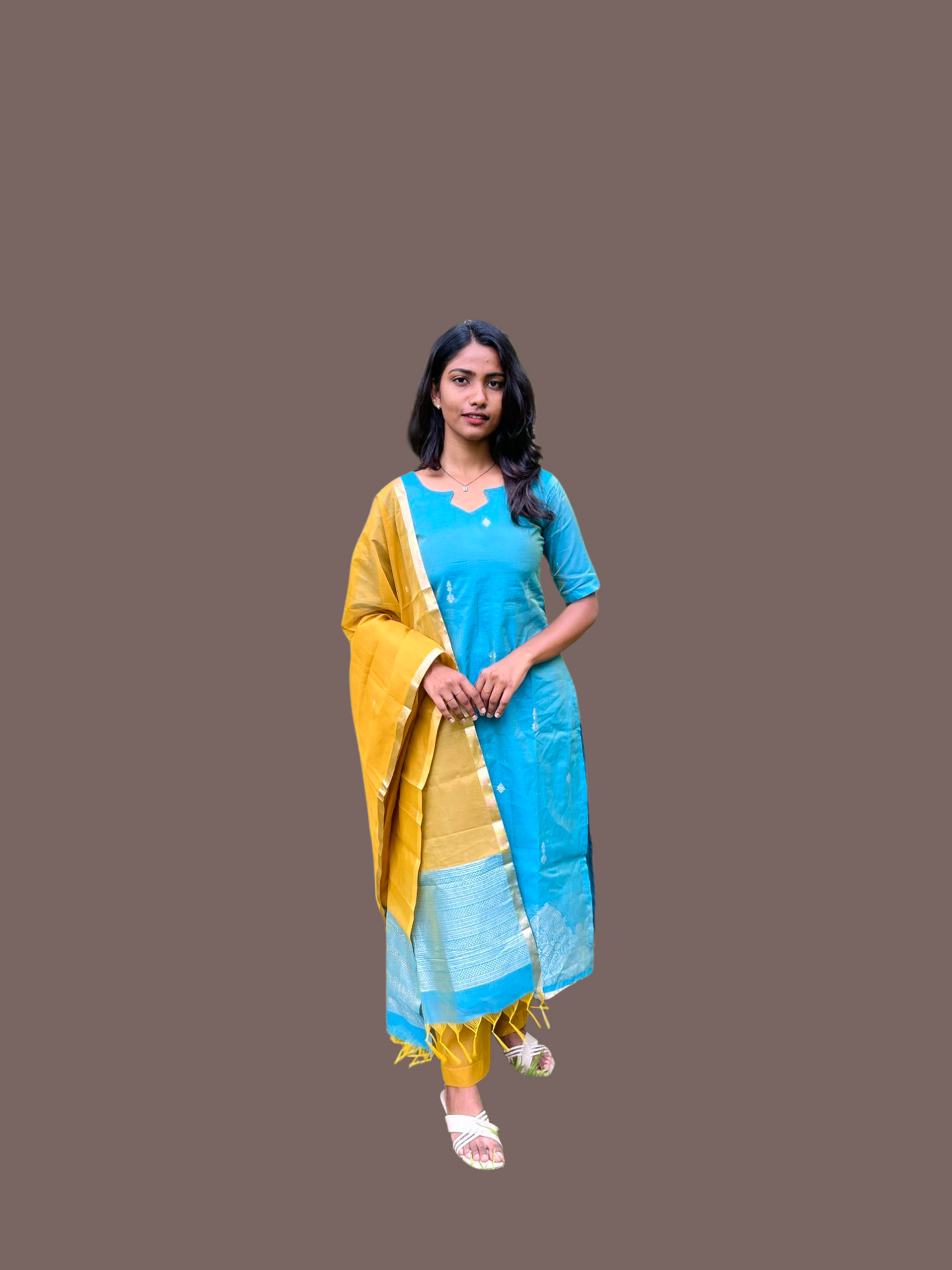 Premium chanderi salwar set