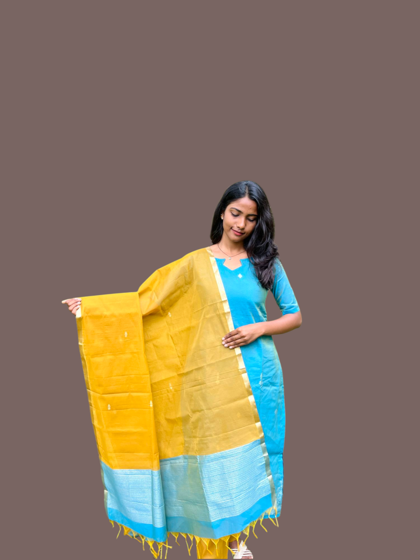 Premium chanderi salwar set