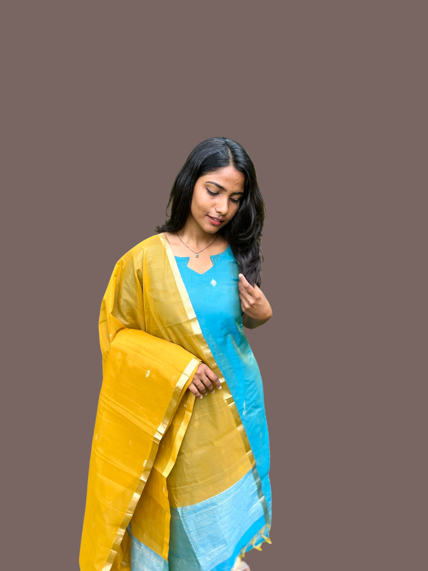 Premium chanderi salwar set