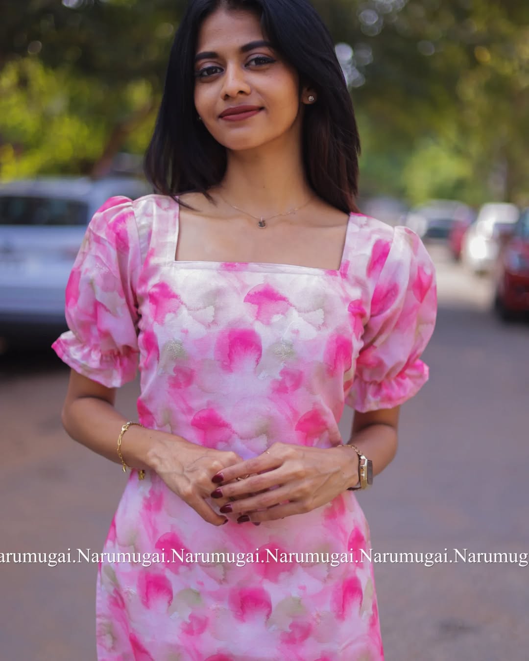Pink Linen kurti (with lining)