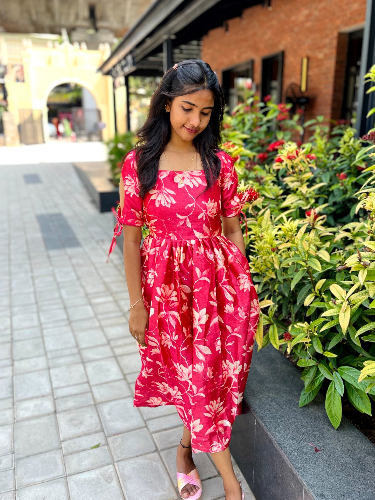 Tussar Maxi with Lining