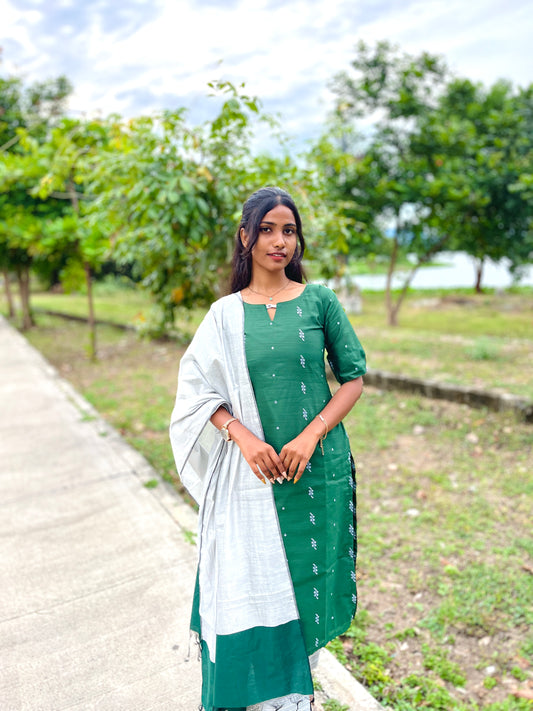Cotton kurti set with dupatta