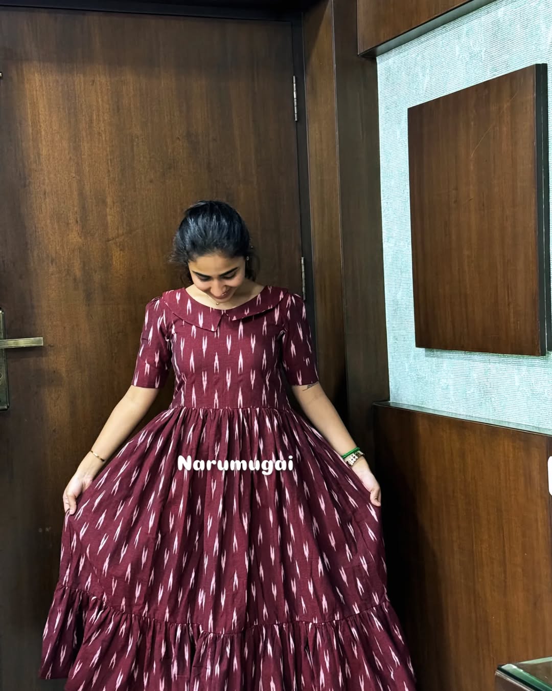 Handloom Ikkat maxi