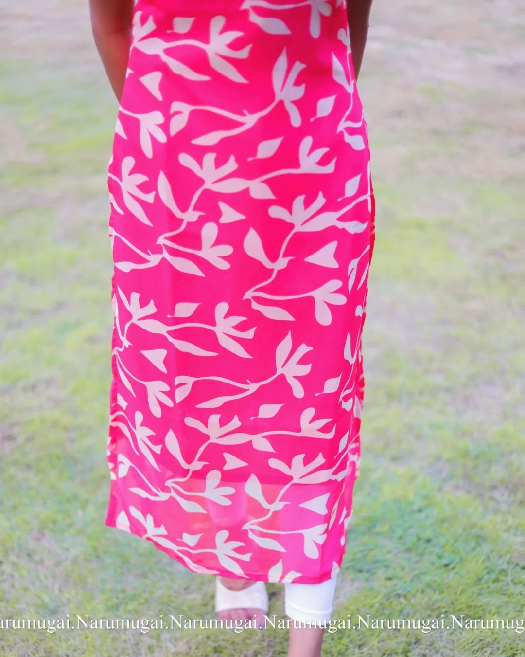 Premium georgette kurti with (cotton lining)
