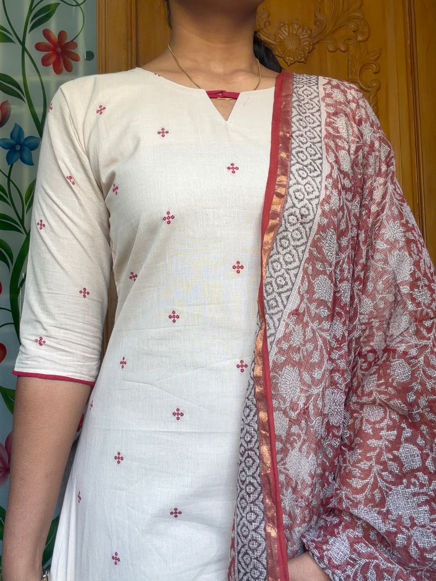 pure cotton kurti with kota dupatta set ( Pre - Order )