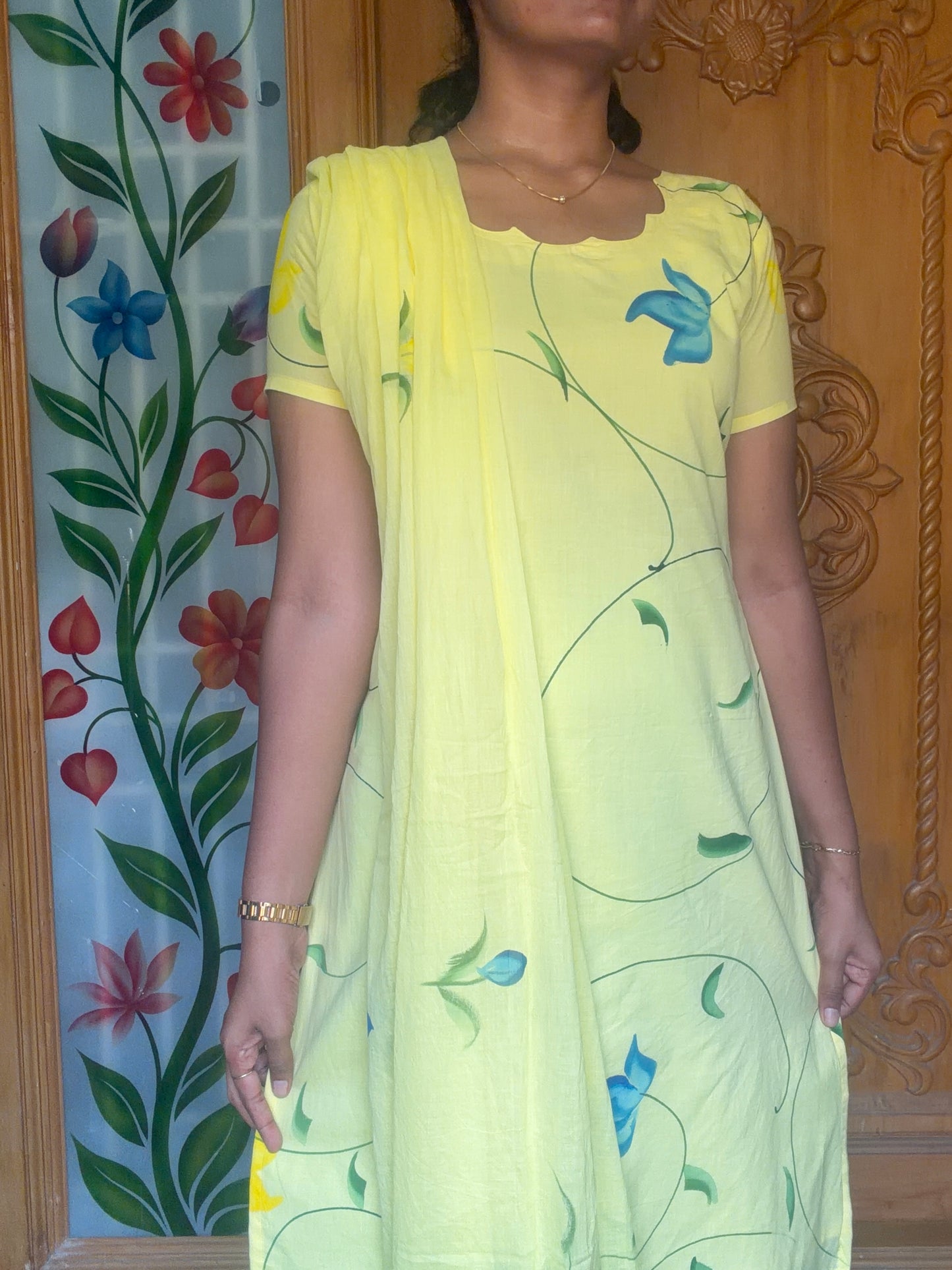 Handpainted Cotton 3pcs set
