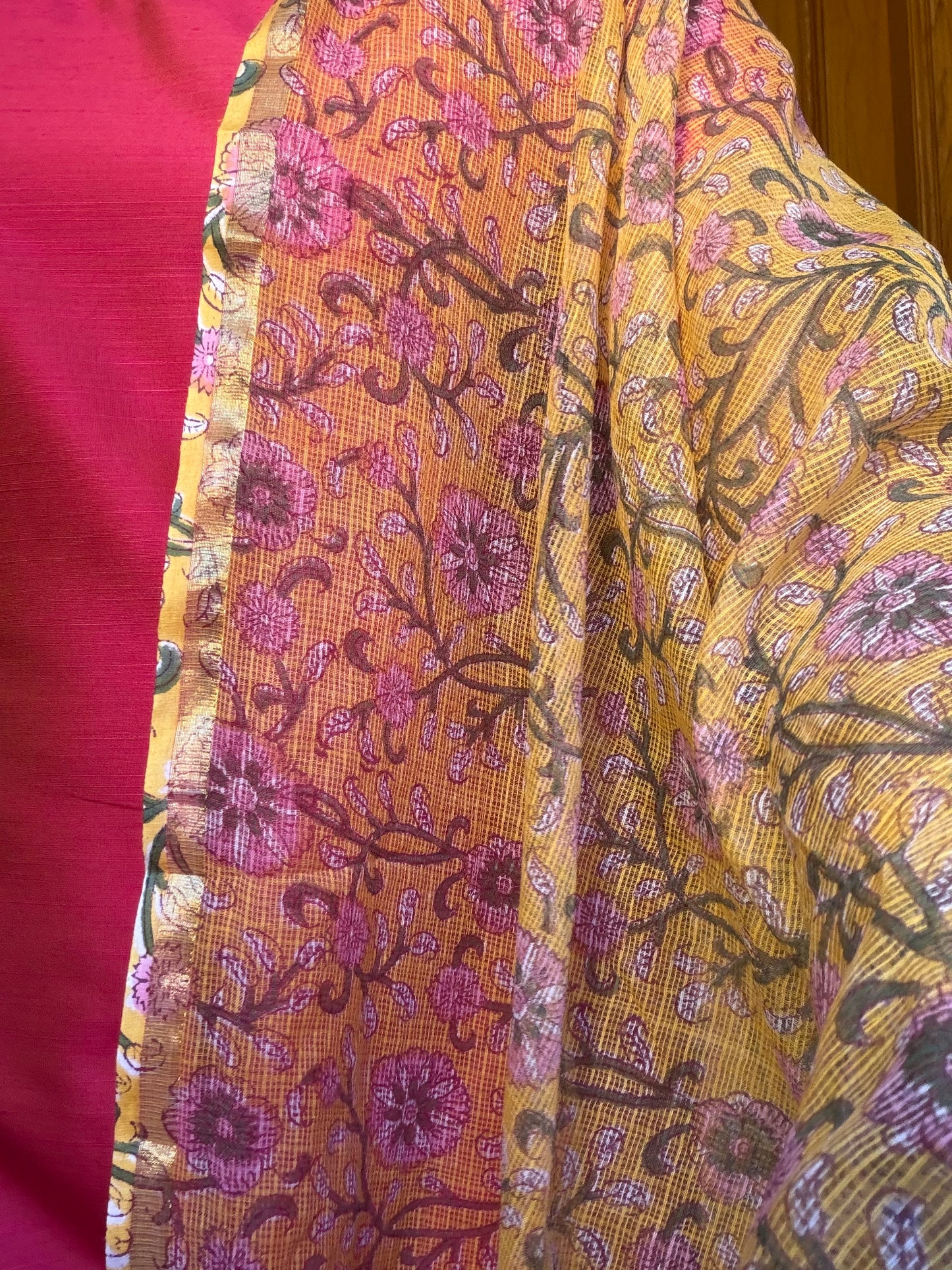 Soft Silk Cotton Kurti with Dupatta