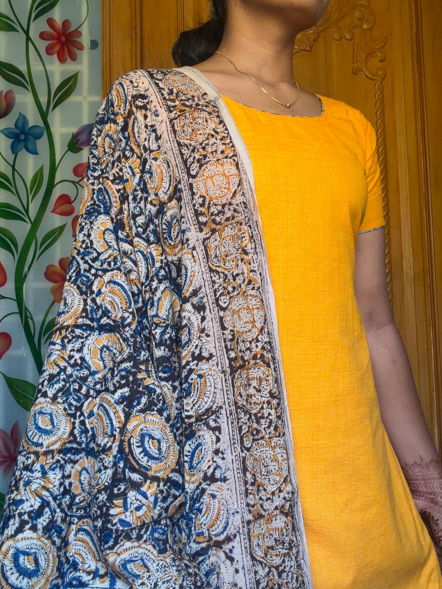 Pure Cotton Kalamkari 3 pcs set