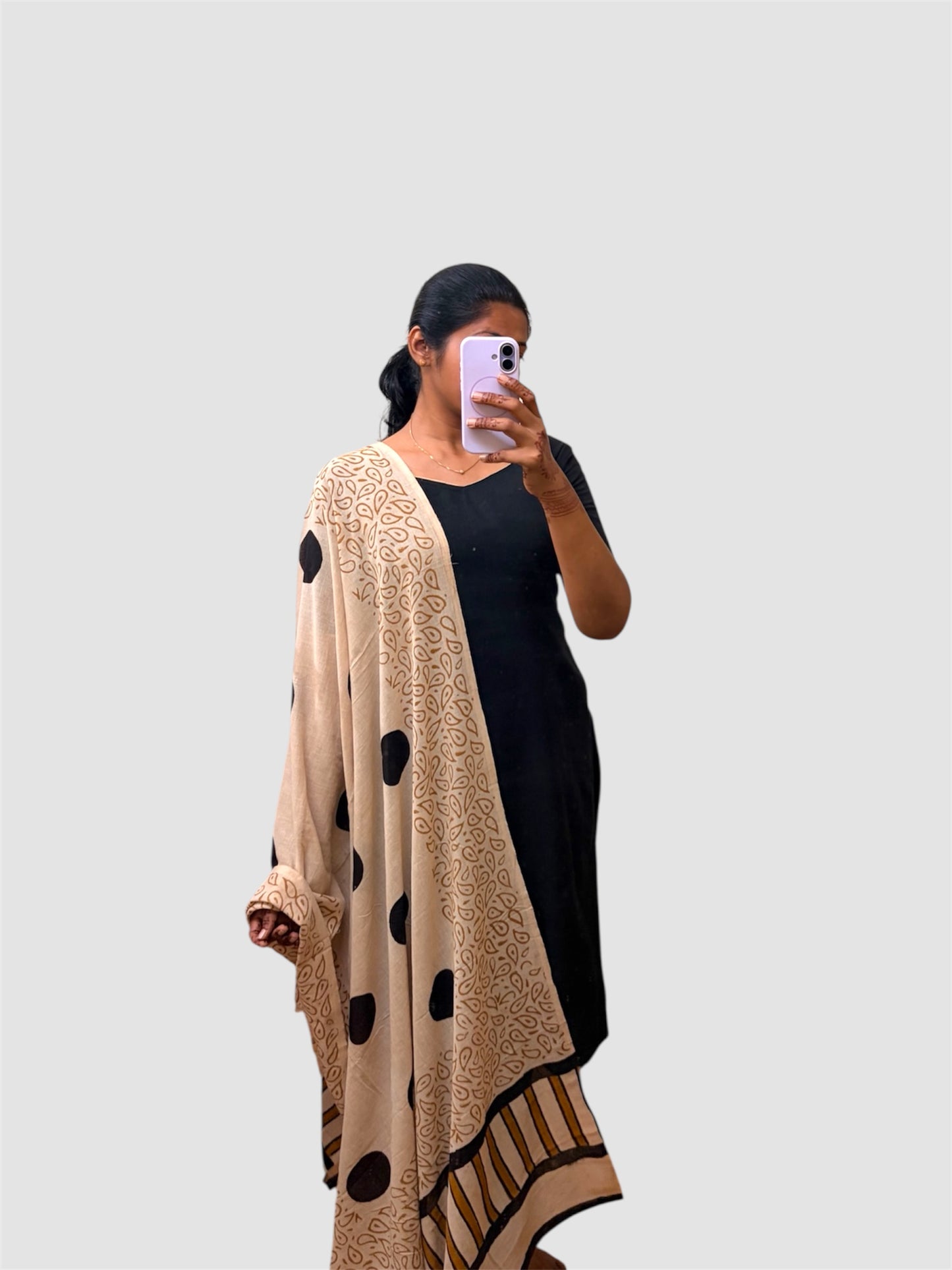 pure cotton Kurti with dupatta
