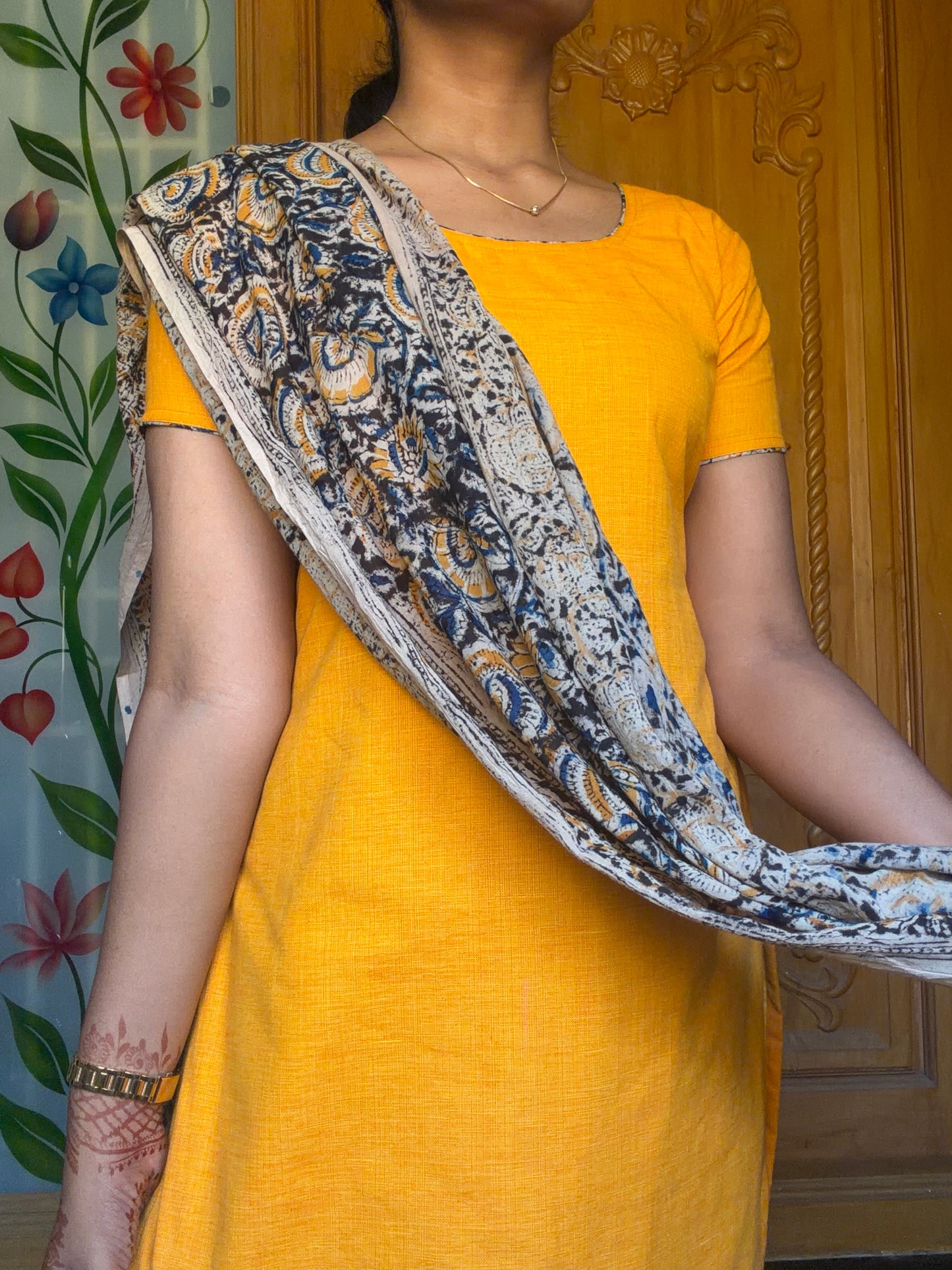 Pure Cotton Kalamkari 3 pcs set