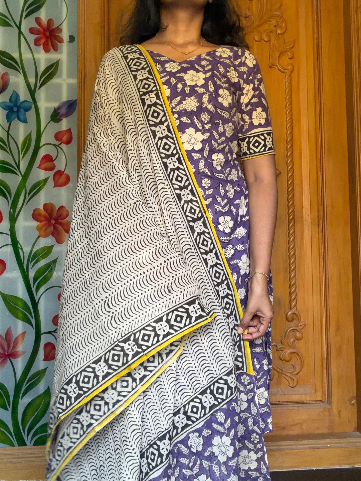 pure cotton Kurti set with dupatta(3pcs set)