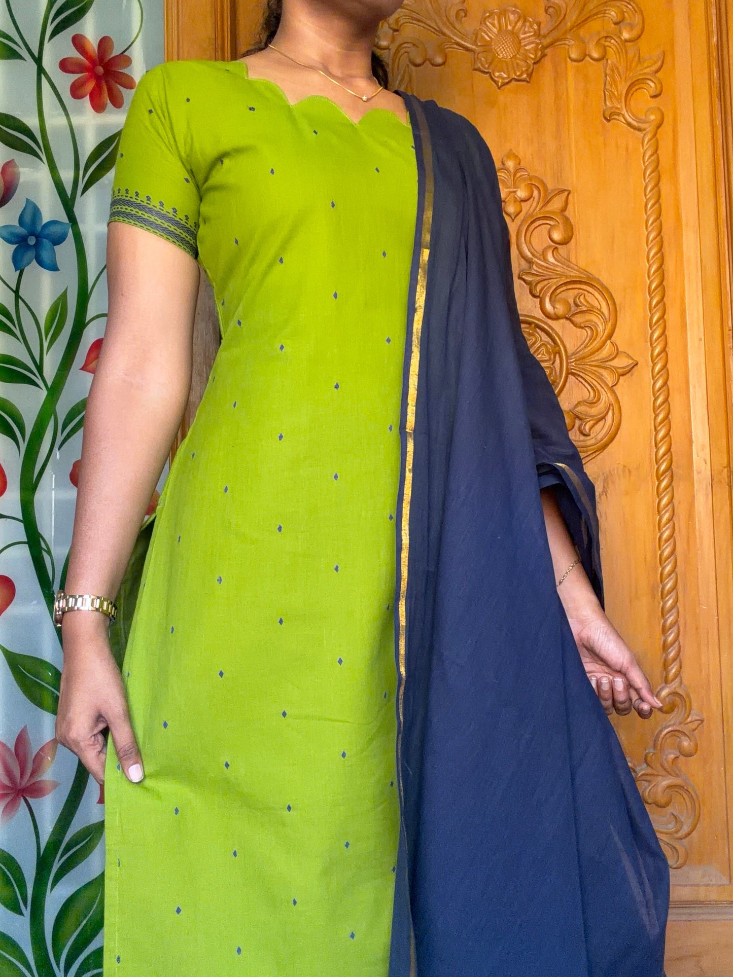 Pure handloom Cotton 3pcs set