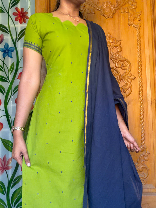 Pure handloom Cotton 3pcs set(pre - order)