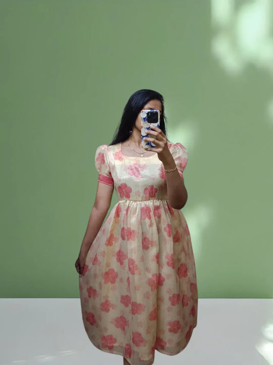 Sandal Floral maxi with lining