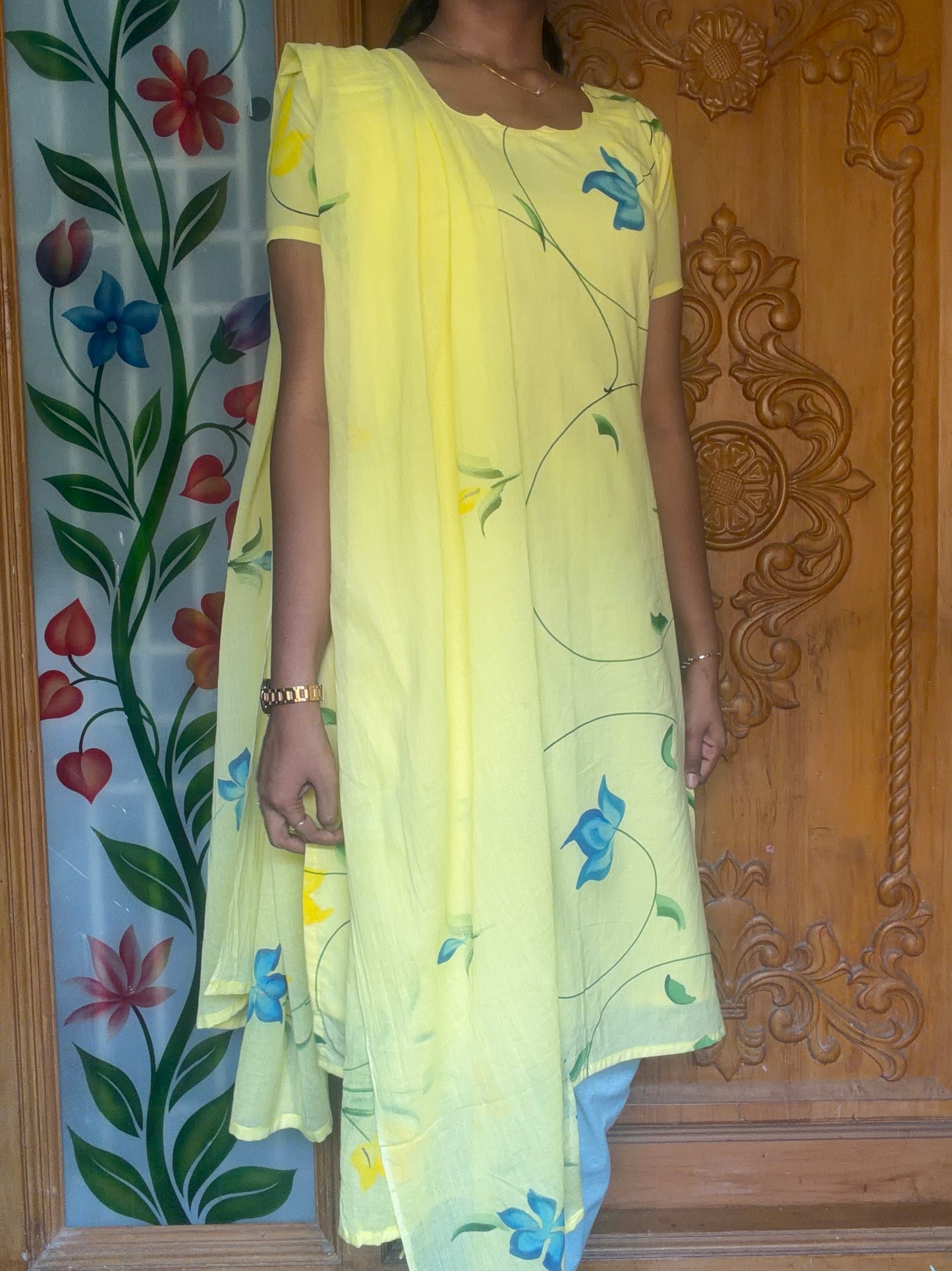 Handpainted Cotton 3pcs set
