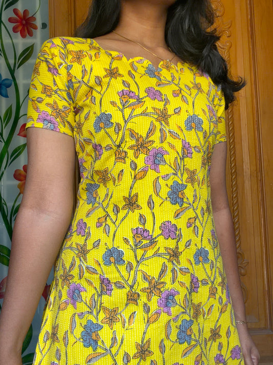 Pure cotton kurti with lining