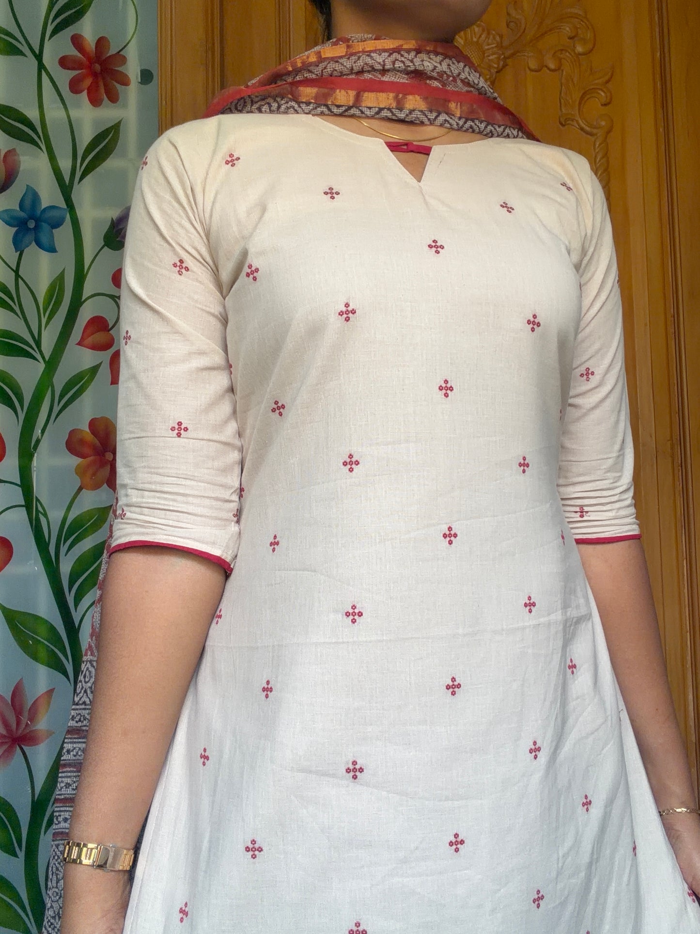 pure cotton kurti with kota dupatta set ( Pre - Order )