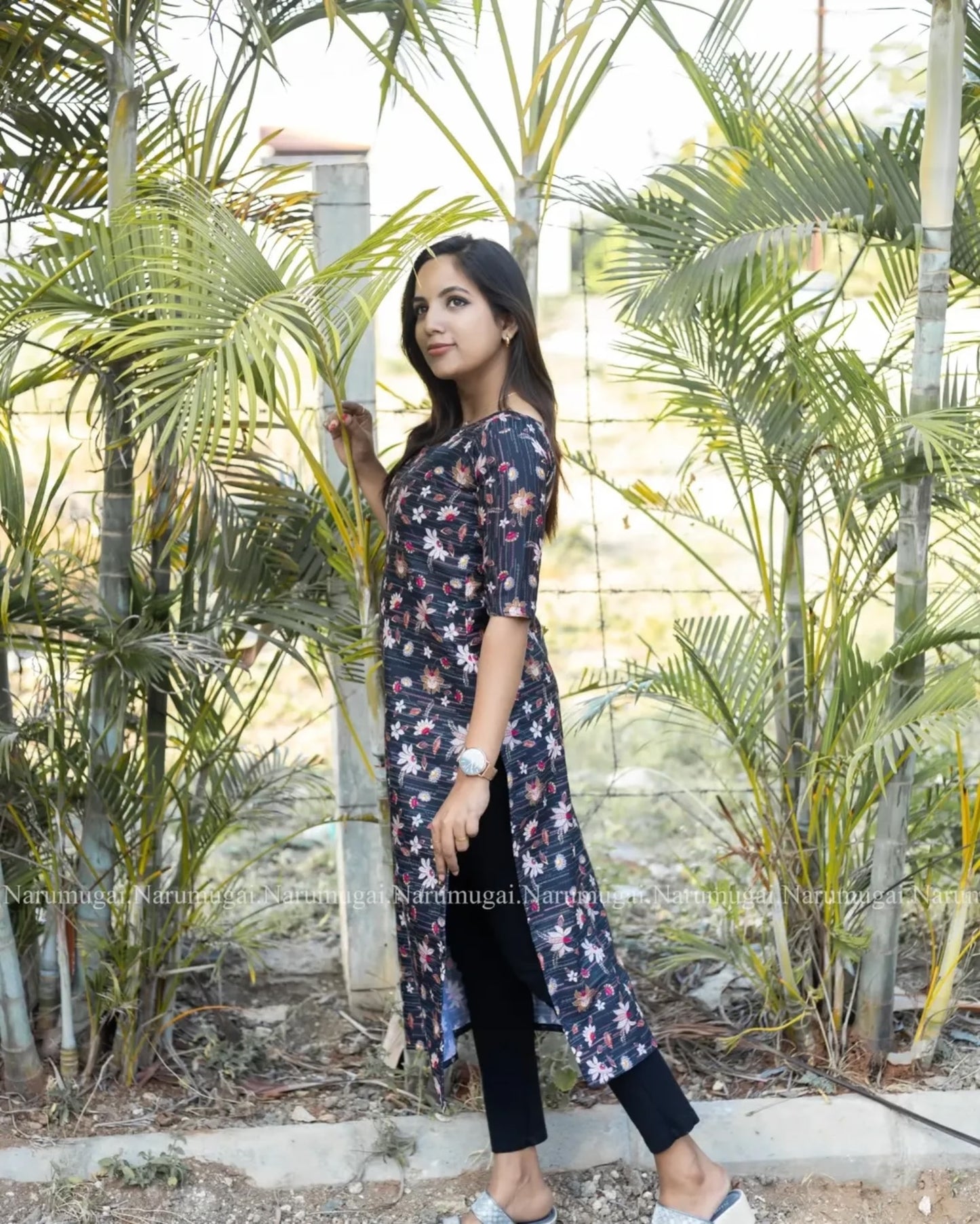 Linen cotton Kurti with Lining