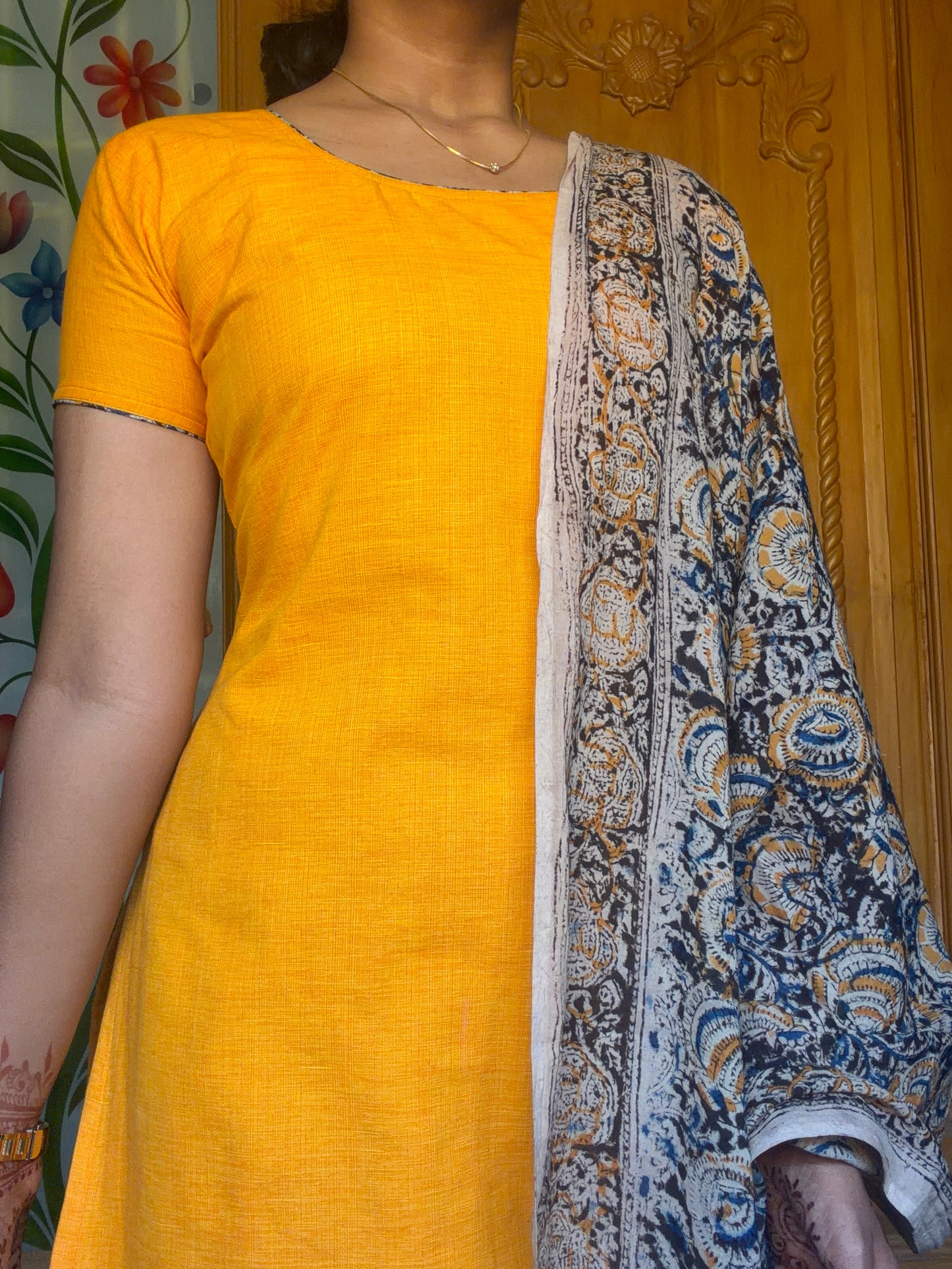 Pure Cotton Kalamkari 3 pcs set