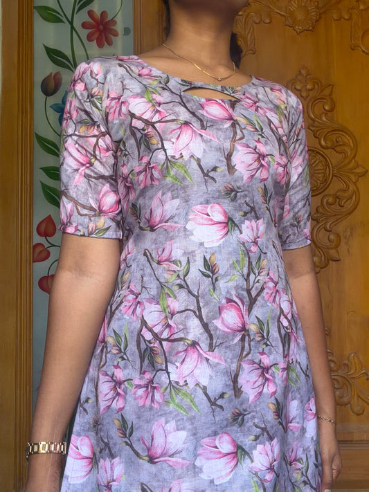 Pure cotton kurti with lining