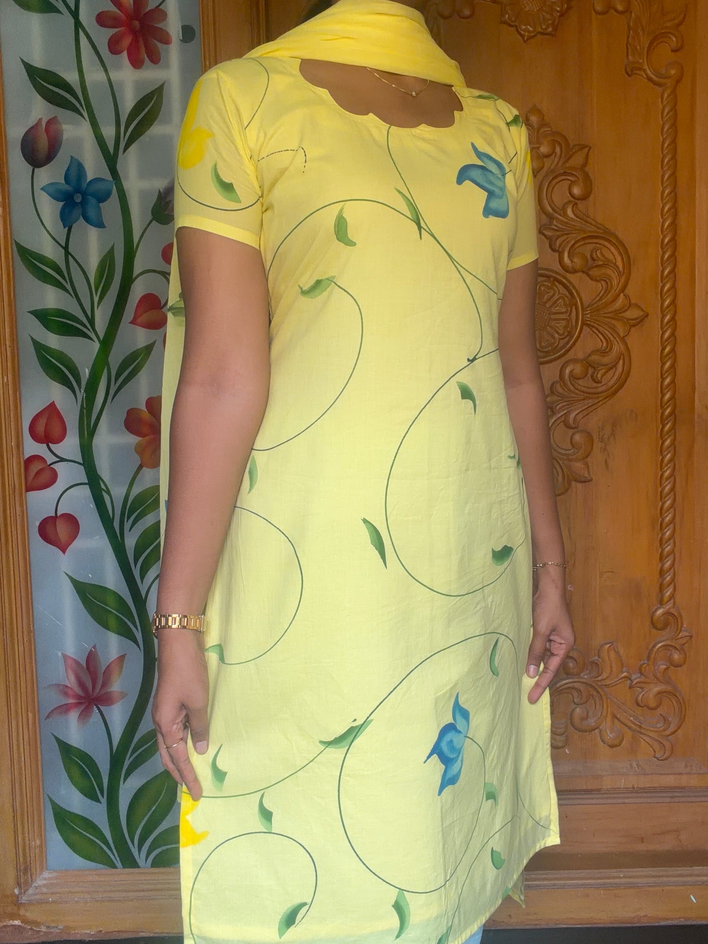 Handpainted Cotton 3pcs set