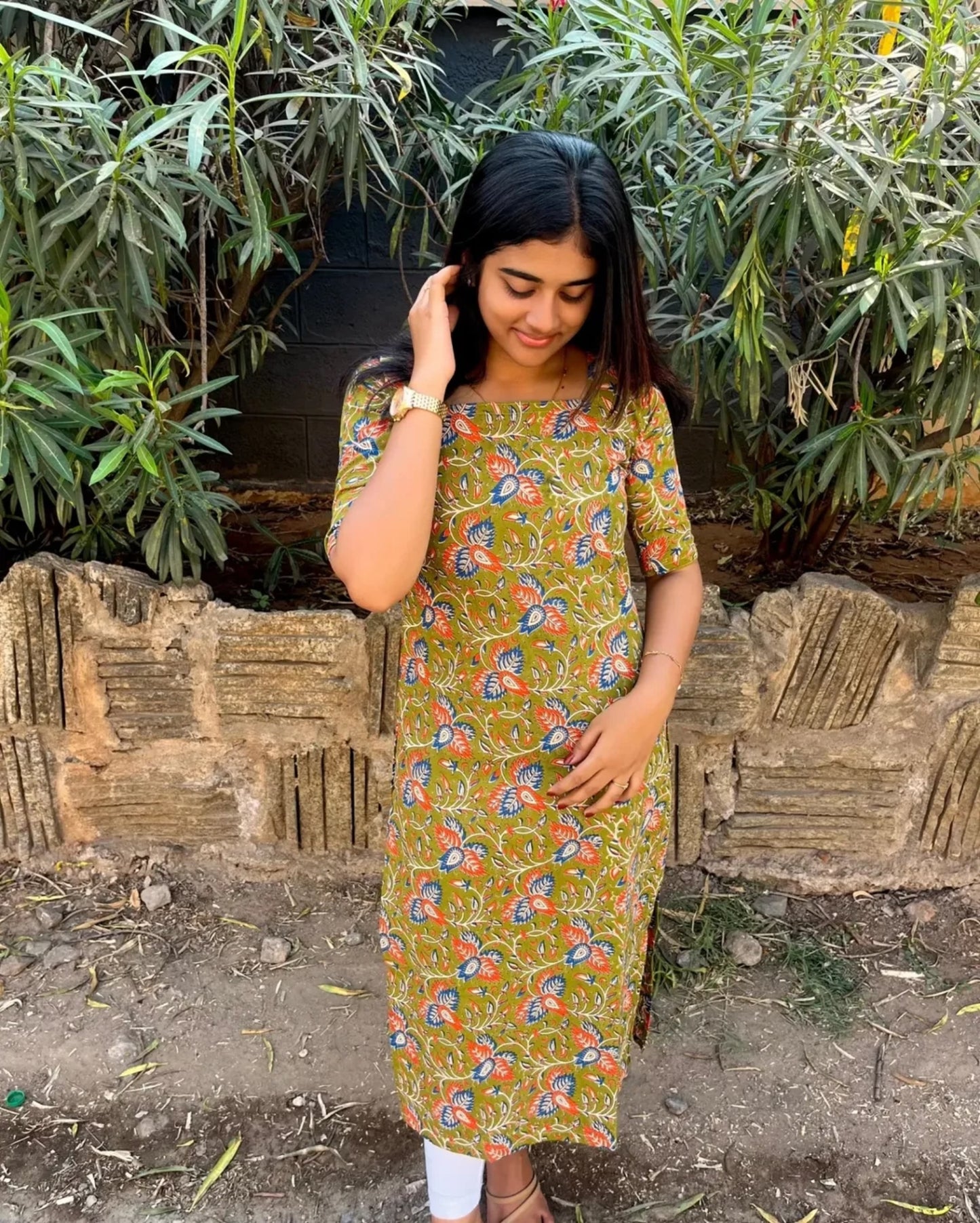kalamkari Cotton kurti