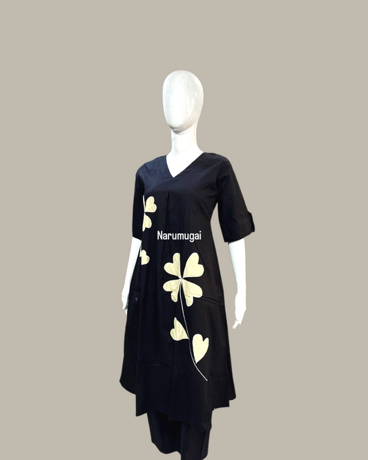Cotton A- Line Kurti with Pant