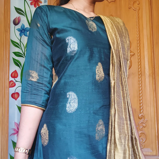 Premium raw silk 3pcs set