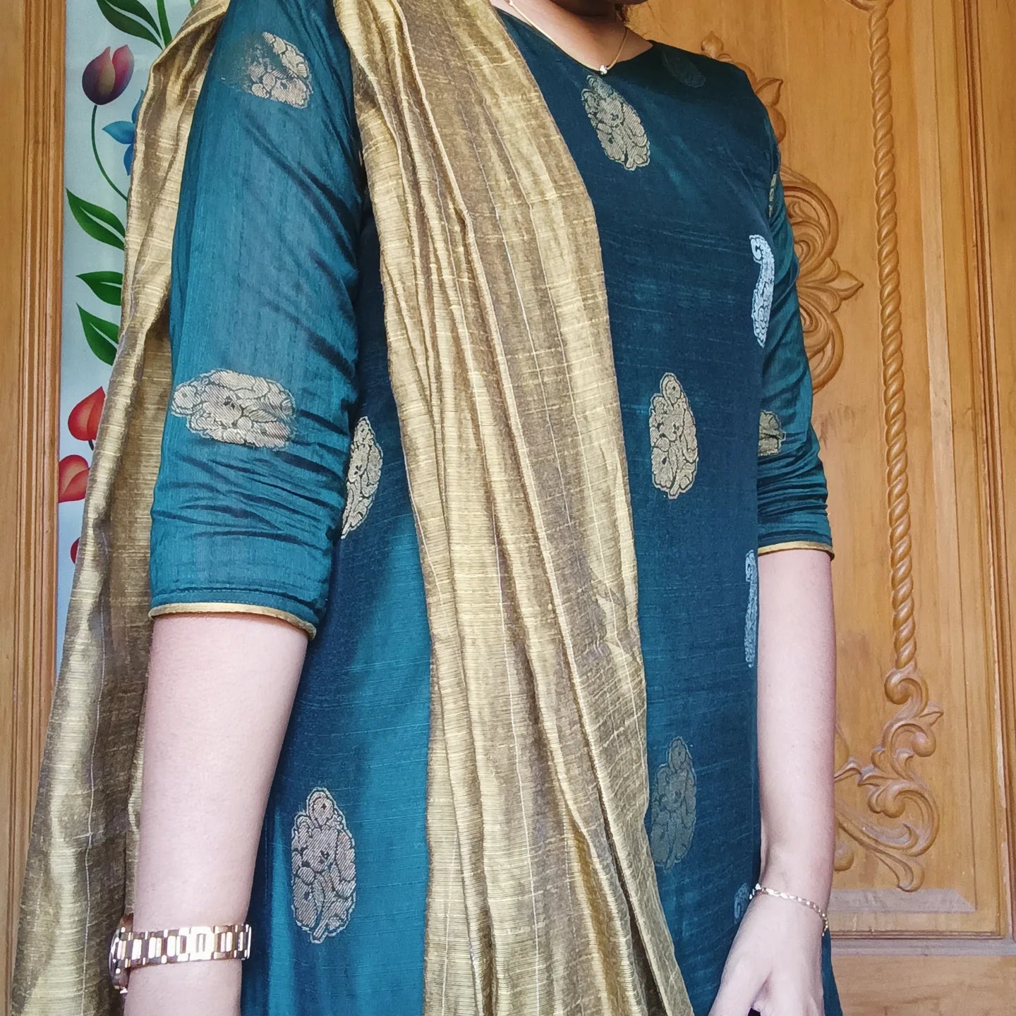 Premium raw silk 3pcs set