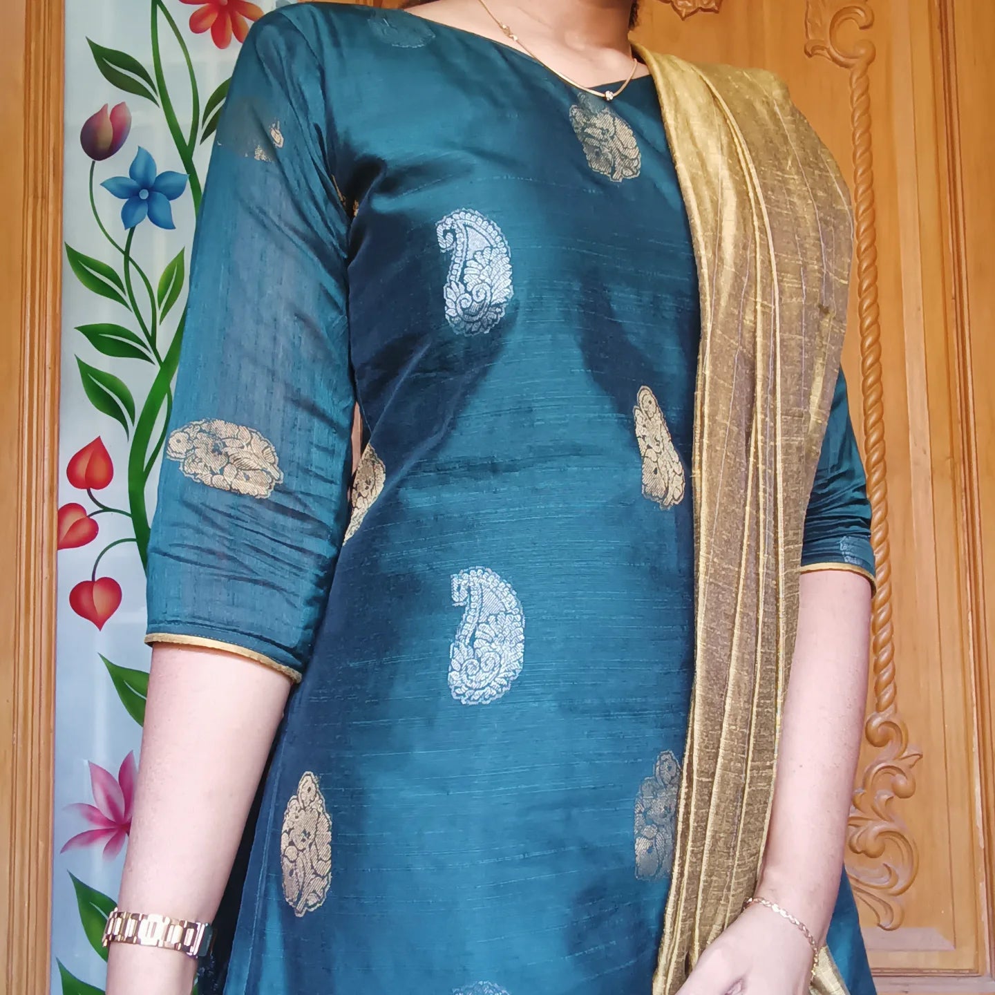 Premium raw silk 3pcs set