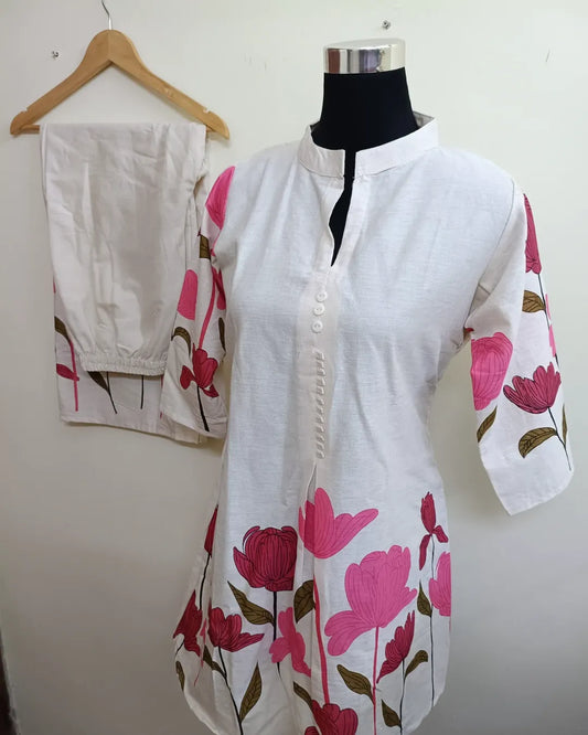 Pure cotton night suit / co - ord