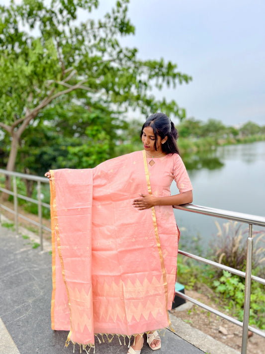 Premium Tissue salwar set with dupatta