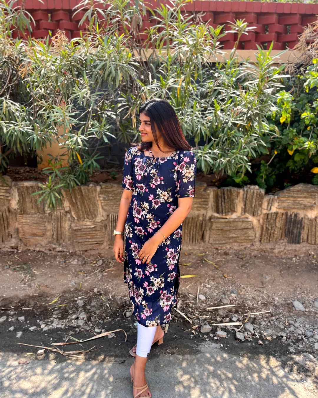 Chanderi kurti with lining